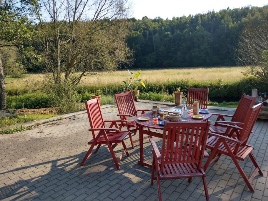 Wald-Apartment Limbach-Oberfrohna Exterior foto